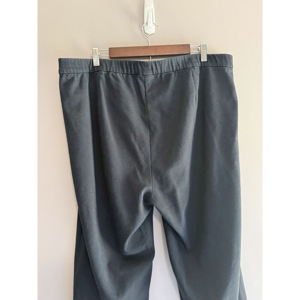 J Jill Pull On Knit Pants Elastic Waist Black Straight Casual Office Comfort 20 - Picture 13 of 16